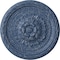 Ekena Millwork Palmetto Ceiling Medallion, Hand-Painted Americana Crackle, 11 1/2"OD x 1"P CM11PAAMC - alternate 1
